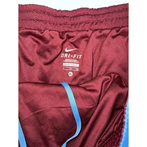 Nike Dri Fit Athletic Shorts Womens Size XL Blue Maroon White Gym Running thumbnail 2