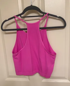 Altar'd State Pink Crop Tank Athletic Top thumbnail 2