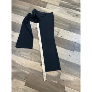 Express Editor Womens Wide Leg Pants Size 4R Black thumbnail 8