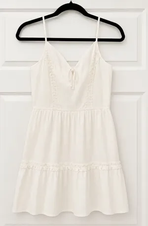 NWT Francesca's White Dress thumbnail 1