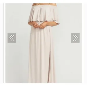 NWT Show Me Your Mumu Hacienda Maxi Dress SMALL Show Me The Ring Crisp beige thumbnail 6