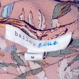 Bailey Blue pink floral maxi dress size medium thumbnail 5