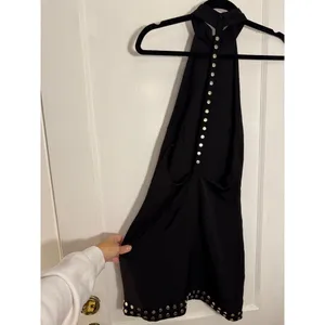 Revolve By The Way Open Back Studded Black Mini Dress -reselling as it’s too small on the top for me🖤 thumbnail 3