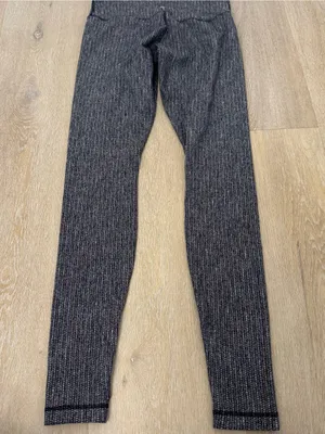 Lululemon Dark Gray Stretch Knit Leggings thumbnail 6