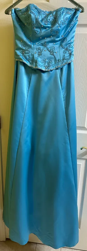 Blue Bridesmaid Dress thumbnail 1