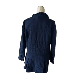 NWOT Free People X Free- Est Checkin' Mini Dress / Tunic Top Blue Oversize thumbnail 8