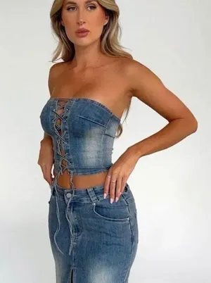 Generation Outcast Clothing Denim Top thumbnail 1