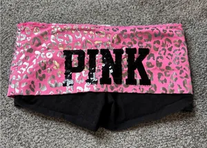PINK Victoria’s Secret Fold Over Shorts thumbnail 1