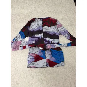 Free People Movement Rocky Ridge Twilight‎ Top XS Multi Color Ruched Long Sleeve thumbnail 7