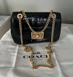 Embossed Crocodile Cassidy Chain Crossbody/Shoulder Bag thumbnail 5