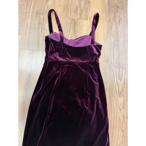 Hutch Anthropologie BHLDN Velour Burgundy Formal Gown Prom Wedding Whimsigoth‎ thumbnail 5
