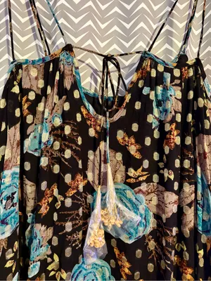 NWT Natural Life | Alice Metallic Maxi Dress, Small thumbnail 7