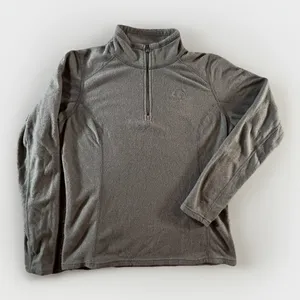 The North Face Women's‎ TKA 100 Glacier Fleece Gray ¼ Zip Pullover M Lightweight thumbnail 1