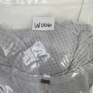 Free People Sz XS Ventura Thermal Top Waffle Knit‎ Long Sleeve Sky Blue High Low thumbnail 12