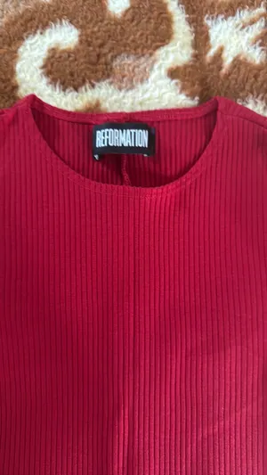 Reformation red dress  thumbnail 3