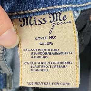 New Miss Me Jeans Womens Sz 26 Signature Skinny Denim Embroidered‎ Cross Pockets thumbnail 10
