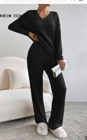 Black Shein Set Two-Piece thumbnail 1
