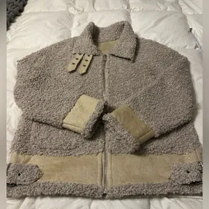 Jules Kae Kylie Sherpa Moto Jacket - NWOT - Size M thumbnail 4