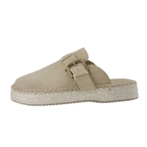 NEW Haute Hippie Aria 100% Suede Buckle Espadrille Tan Slip-On Mule Clogs US 9.5 thumbnail 13