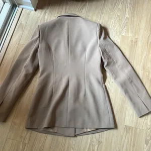 CAMEL DOUBLE BUTTON BLAZER Tan thumbnail 4