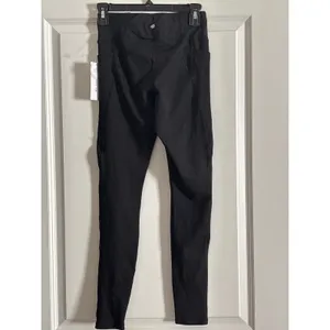 Yogalicious Lux‎ Black High Waisted Drawstring Leggings with Pockets XS NWT thumbnail 4
