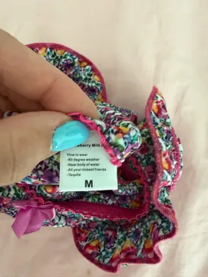 Strawberry milk Mob bikini bottoms Pink Size M thumbnail 2