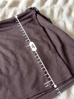 Mango chocolate brown wrap mini skirt thumbnail 4