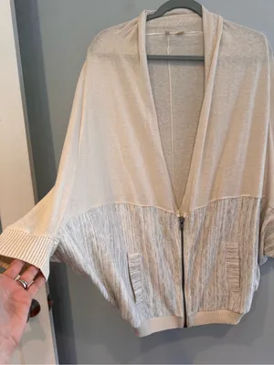 Anthropologie MOTH Austral Cocoon Dolman Zip-Up Cardigan Sweater NWOT thumbnail 4