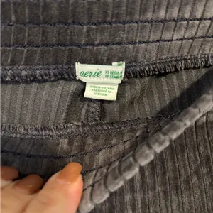 Aerie Charcoal Corduroy Flare leggings thumbnail 2
