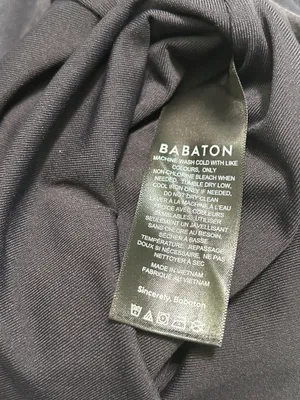 Aritzia Babaton Contour women’s Black Crewneck Short Sleeve Bodysuit Sz S thumbnail 5