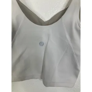 Lululemon Align Tank Top White Nulu Yoga Crop Top Size 2 thumbnail 3