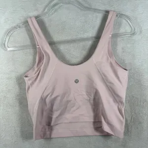 Lululemon Align Tank Top Pink LW1DUDS Size 6 Built-in Bra Cropped Yoga Camisole thumbnail 3