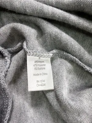 PJ Salvage Gray Camo Pullover with Pink-Trim Cuffs Super Soft thumbnail 6