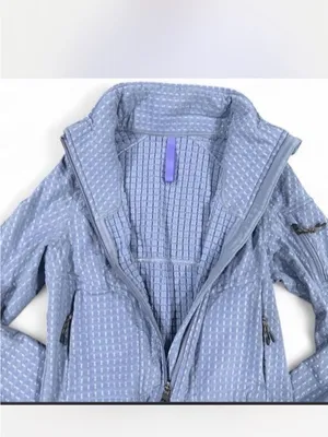 Lululemon Water-Repellent Fleece Hiking Jacket Peri Purple thumbnail 5