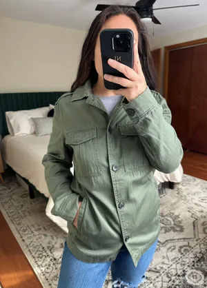 Cargo Jacket Green Size M thumbnail 1