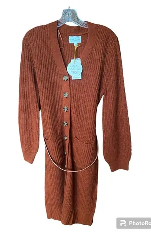 Olive and Oak belted cardigan thumbnail 1