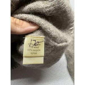 Dylan Sweater Pullover Women's Small Brown Knit Alpaca Wool Crewneck thumbnail 3