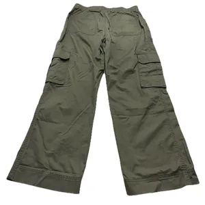 NWT Abercrombie & Fitch High Rise 90s Utility Cargo Pant Green 29/8 Short thumbnail 3