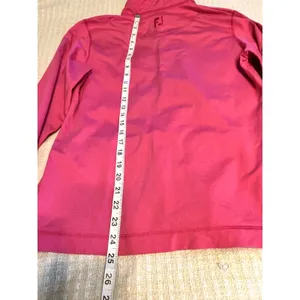 FootJoy Pink Full Zip Golf Jacket Women Medium Athletic Lightweight FJ Stretch thumbnail 9