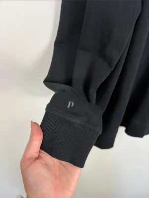 Pact Organic Brushed Fleece Zip Hoodie Women’s Large Black 100% Cotton thumbnail 7