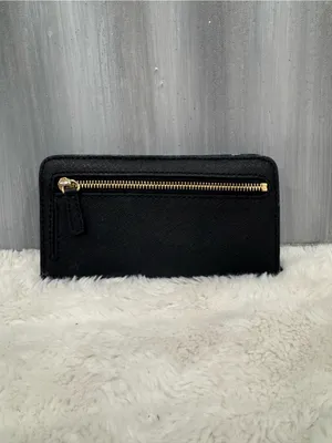 Michael Kors Black Saffiano Snap Wallet with Gold Logo thumbnail 2