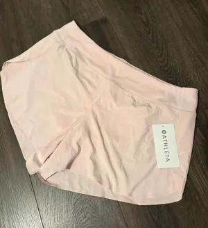 Athleta Pale Pink Women's Athletic Shorts NWT XL thumbnail 1