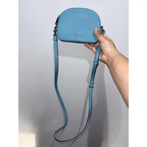 Coach Mini Serena Crossbody Bag 97561 Aqua‎ Crossgrain Leather MINT Z thumbnail 3