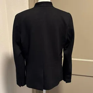 J Crew Size 10 Going Out Blazer Jacket Stretch Twill Black H2743 Slim Cut thumbnail 4