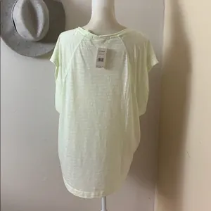 nwt // free people halo cap sleeve tee thumbnail 3