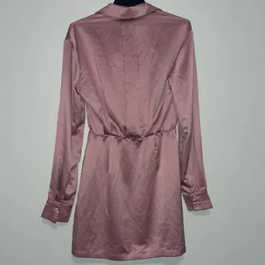 Commense Blush Satin Shirt Dress thumbnail 4