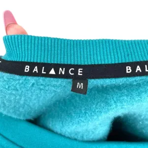 Balance‎ Athletica The Essence Cropped Sweatshirt Marine Teal Size Medium thumbnail 10