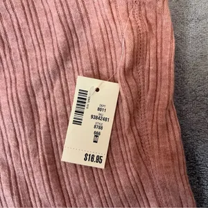 NWT Aeropostale Pink Seriously Soft Cropped Bungee Cami‎ Tank Top Size Medium thumbnail 8