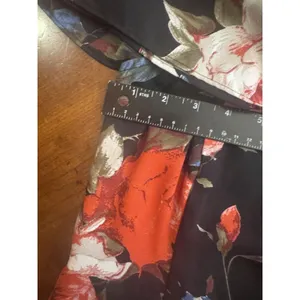 LULUS Teagan Floral Print Off the Shoulder Velvet Dress SIZE L thumbnail 8