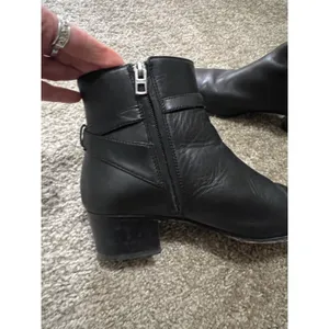 Coach Women's Chrystie Bootie Black Leather Ankle Heeled Size 9 thumbnail 14